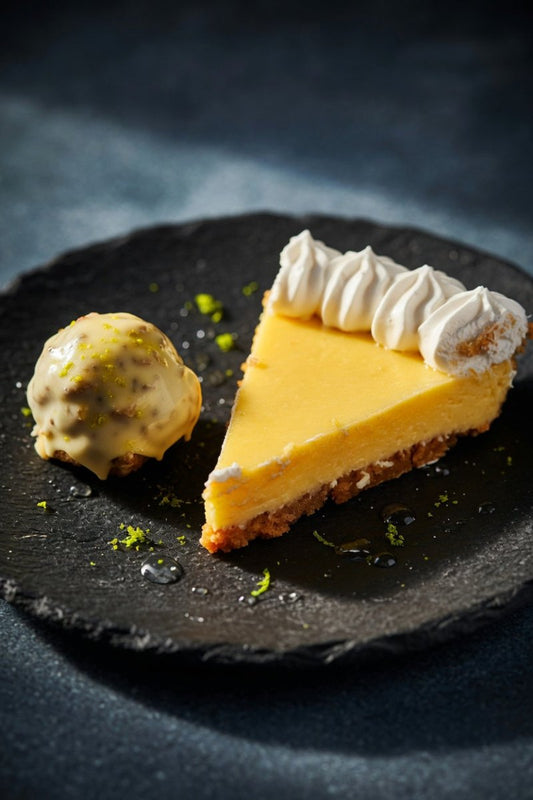 Key Lime Pie Energy Bites made with fresh squeezed lemons (Limited Edition Seasonal Release)