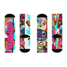 Load image into Gallery viewer, Socks Moto Graffiti