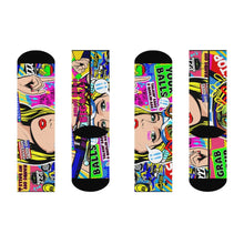 Load image into Gallery viewer, Socks Moto Pop Art