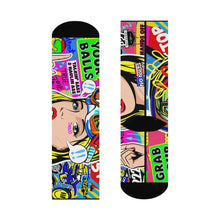 Load image into Gallery viewer, Socks Moto Pop Art
