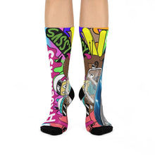 Load image into Gallery viewer, Socks Ski Bunny Graffiti