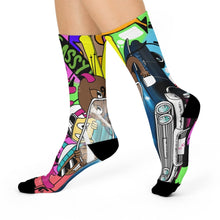 Load image into Gallery viewer, Socks Ski Bunny Graffiti