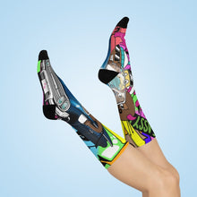Load image into Gallery viewer, Socks Ski Bunny Graffiti