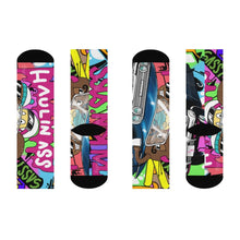 Load image into Gallery viewer, Socks Ski Bunny Graffiti