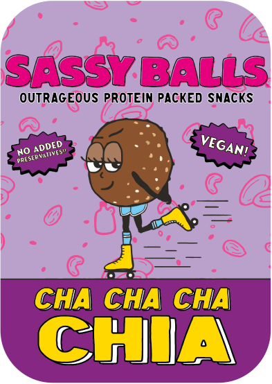 Cha Cha Cha Chia Sassy Balls Outrageous Protein Packed Snacks