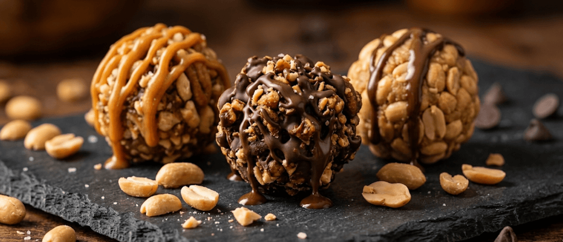 PB Bomb Protein Balls — The Peanut Butter Obsessive's Dream Snack