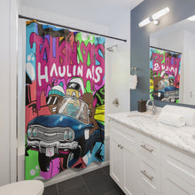 Load image into Gallery viewer, Shower Curtain Winter Graffiti
