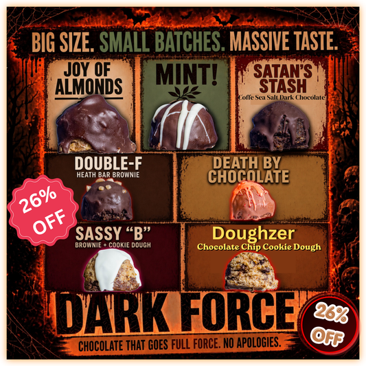Dark Force Variety Pack – Chocolate Protein Energy Bites 26% Off