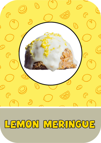Lemon meringue flavored protein ball by Sassy Balls