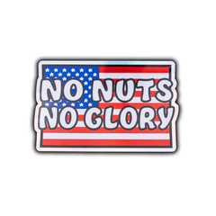 Sticker NO NUTS NO GLORY Holographic