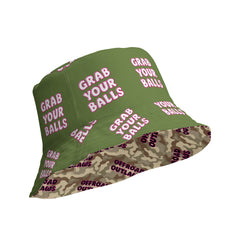 Reversible Bucket Hat Grab Your Balls/Off Road Outlaws