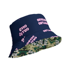 Reversible Bucket Hat Off Road Outlaws/Grab Your Balls