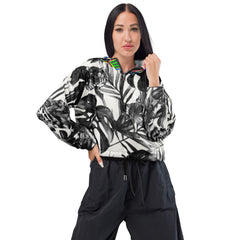Crop Windbreaker Pop Art