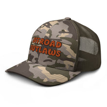 Load image into Gallery viewer, Trucker Hat Camo Offroad Outlaws
