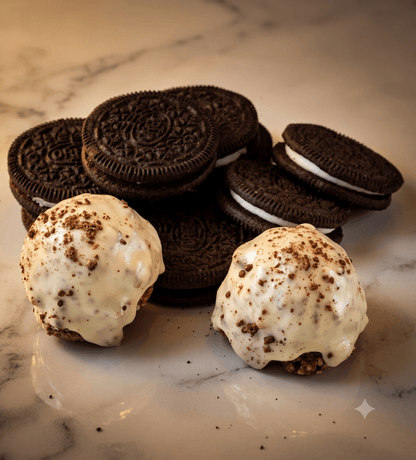 Cookies & Cream Crunchy Chocolate Protein Balls – 12g Protein