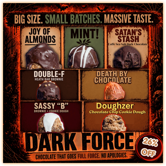 Dark Force Variety Pack – Chocolate Protein Energy Bites 26% Off