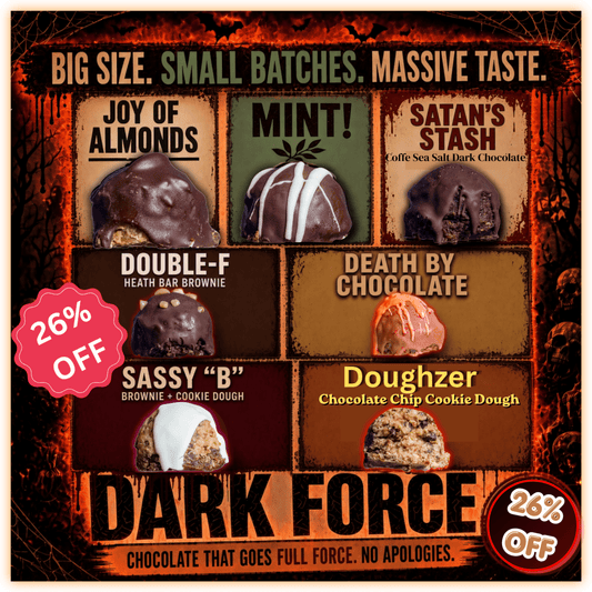 Dark Force Variety Pack – Chocolate Protein Energy Bites 26% Off