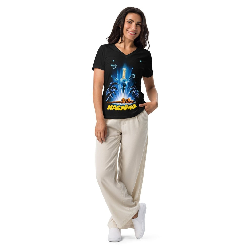 Limited Edition Macabre Women’s relaxed v-neck t-shirt