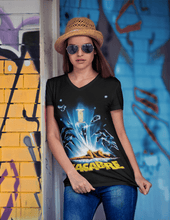Load image into Gallery viewer, Limited Edition Macabre Women’s relaxed v-neck t-shirt
