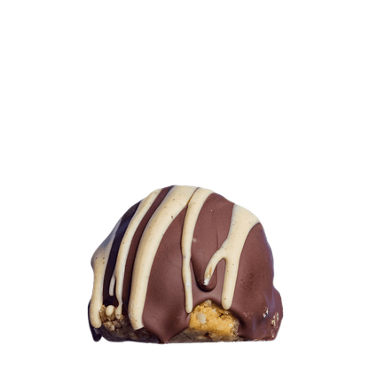 
Sassy Balls PB bomb protein peanut butter truffle coated in milk chocolate
