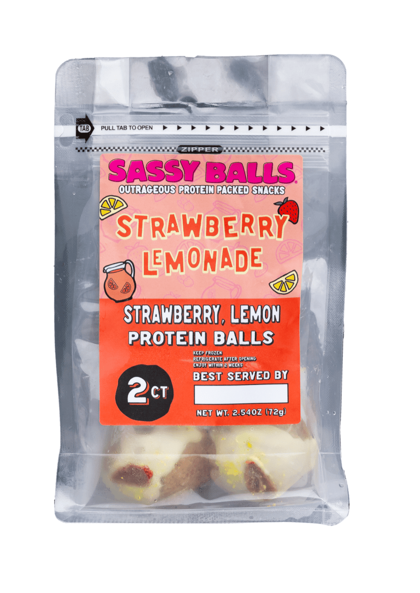 Strawberry Lemonade (Seasonal Flavor SOLD OUT) Sassy Balls | Outrageous Protein Packed Snacks