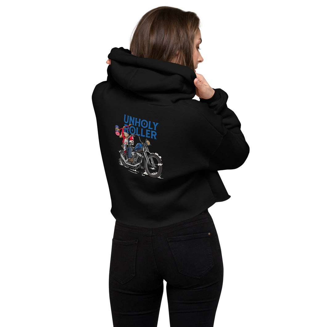 Crop Hoodie Unholy Roller