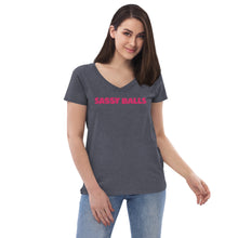 Load image into Gallery viewer, Women’s V-Neck Talkin&#39; Sass
