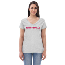 Load image into Gallery viewer, Women’s V-Neck Talkin&#39; Sass
