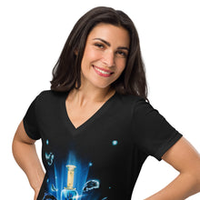 Load image into Gallery viewer, Limited Edition Macabre Women’s relaxed v-neck t-shirt
