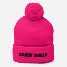 Load image into Gallery viewer, Pom-Pom Beanie Sassy Balls
